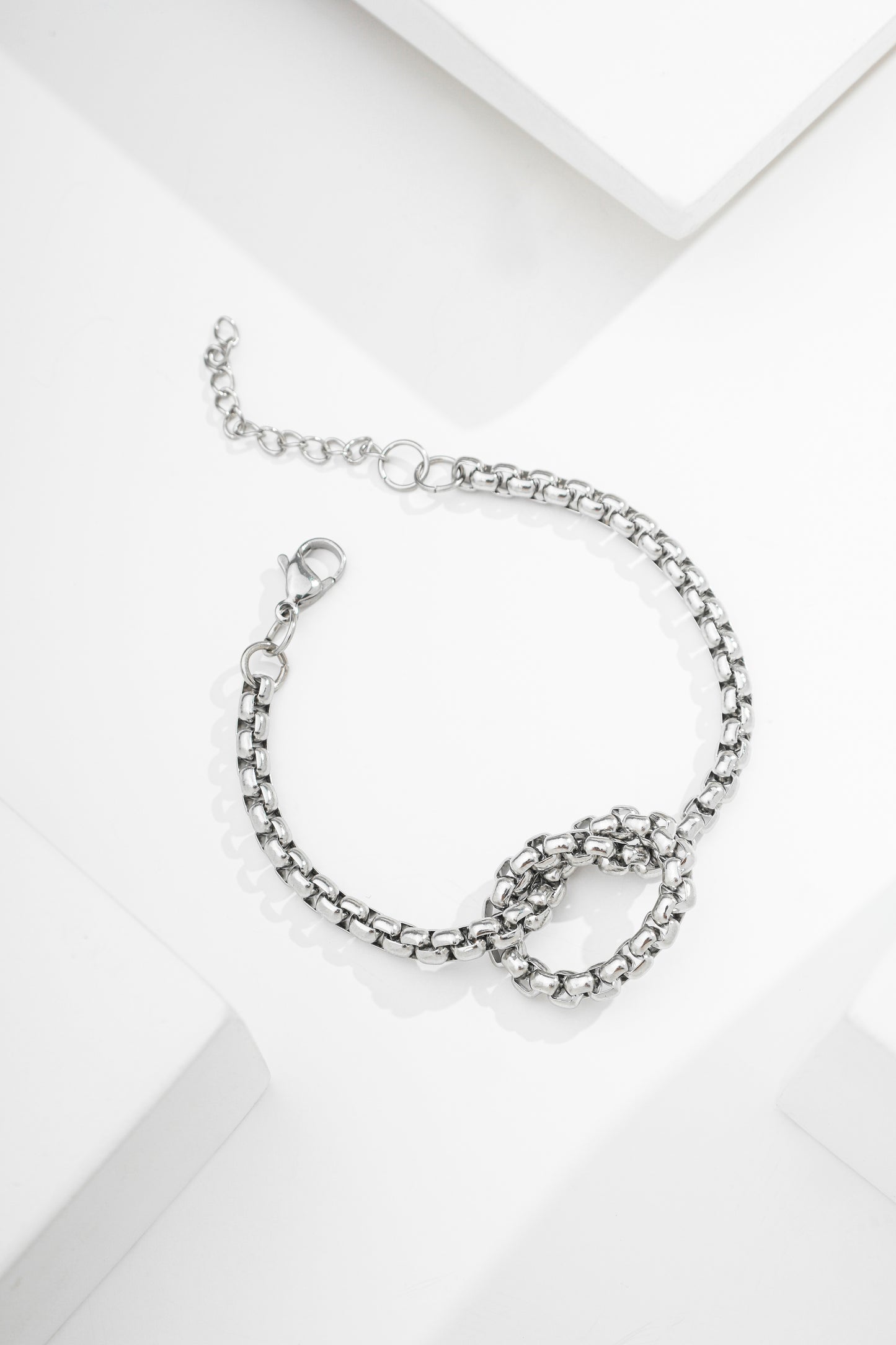 Pulseira nó corrente grossa