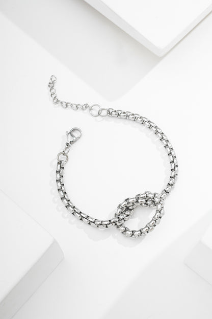 Pulseira nó corrente grossa